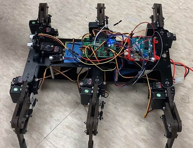 Hexapod Overhead View