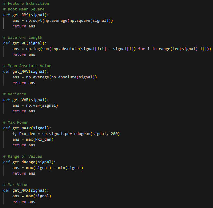 Feature Extraction