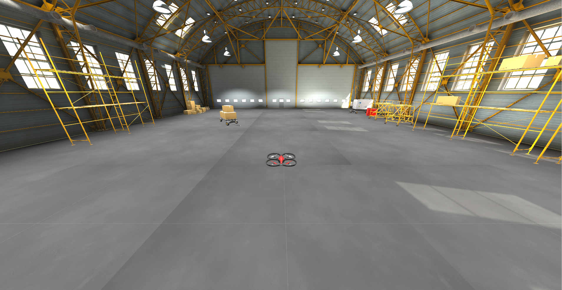 Gesture Controlled Drone Simulation