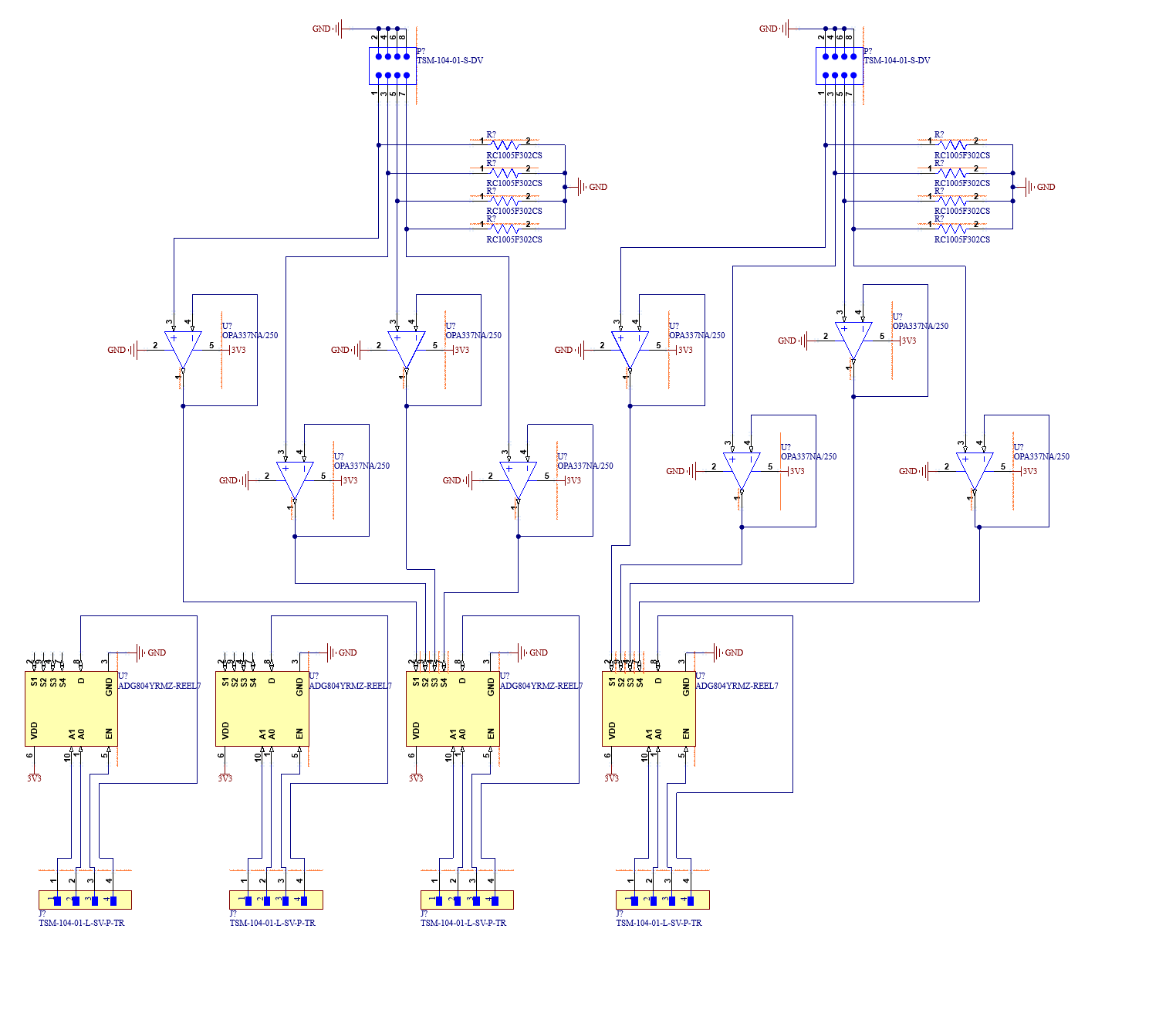 FSR support circuitry schematic